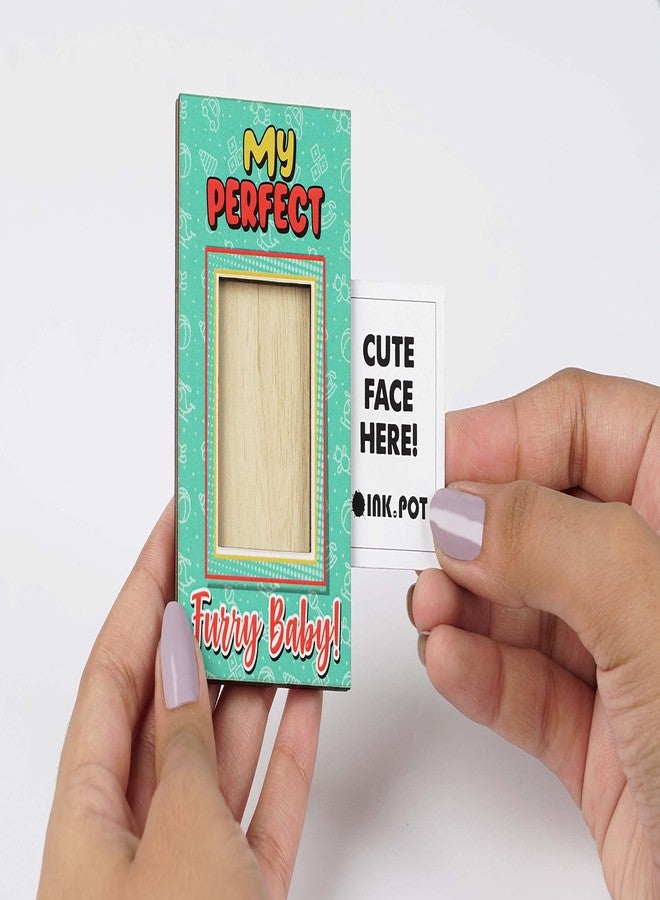 Inkdotpot إطار صور مغناطيسي من إنك دوت بوت - إطار صور مغناطيسي للثلاجة - إطار صور صغير - هدية لمحبي الحيوانات الأليفة | 9 × 5.5 سم - Image 4